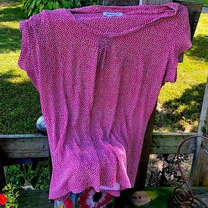 Liz Claiborne polka dot top